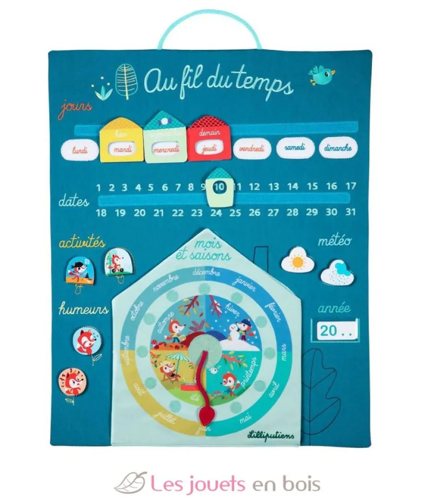 Calendrier Au fil du temps - Lilliputiens