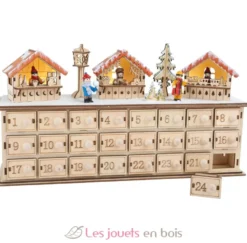Calendrier de l'Avent en bois Marché de Noël - Small Foot