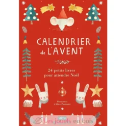 Calendrier de l'Avent 24 petits livres rouge - Sassi Junior