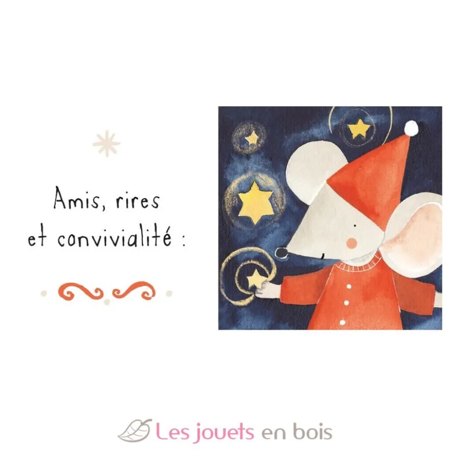 Calendrier de l'Avent 24 petits livres rouge - Sassi Junior