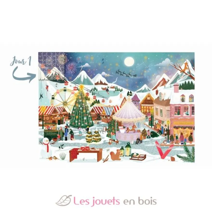 Calendrier de l'Avent Village de Noël - Martinex