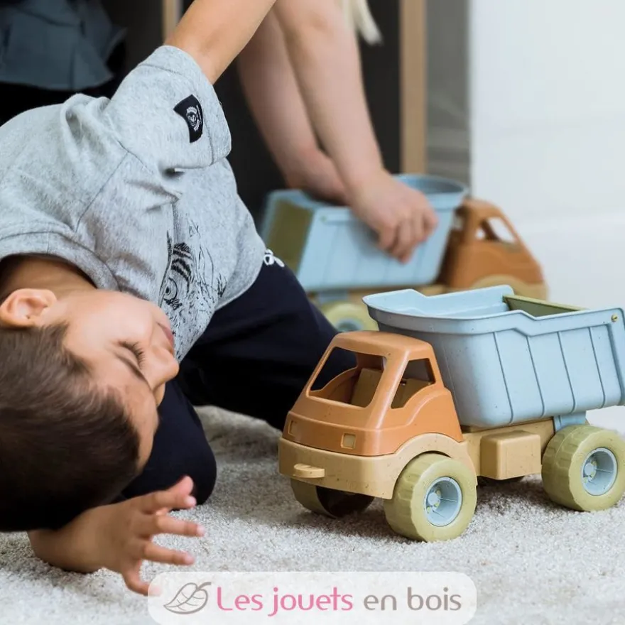 Camion benne en bioplastique - sans emballage - Dantoy