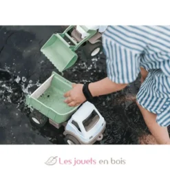 Camion benne en bioplastique vert - Dantoy