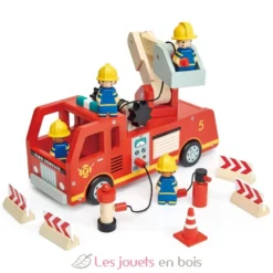 Camion de pompier avec figurines - Tender Leaf Toys