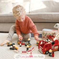 Camion de pompier avec figurines - Tender Leaf Toys