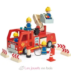 Camion de pompier avec figurines - Tender Leaf Toys