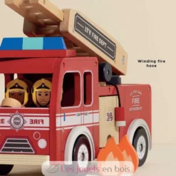 Camion de pompier en bois - Le Toy Van
