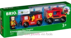 Camion de pompier son et lumière - Brio