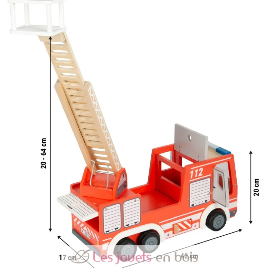 Camion de pompiers rouge - Small Foot company