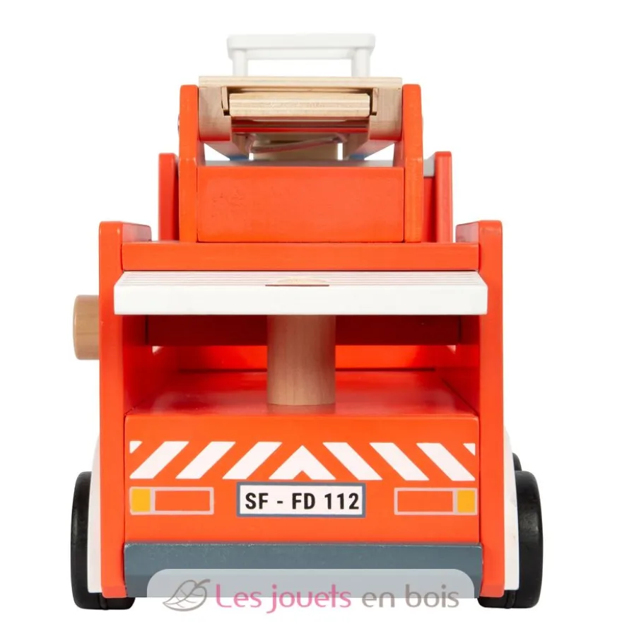 Camion de pompiers rouge - Small Foot company