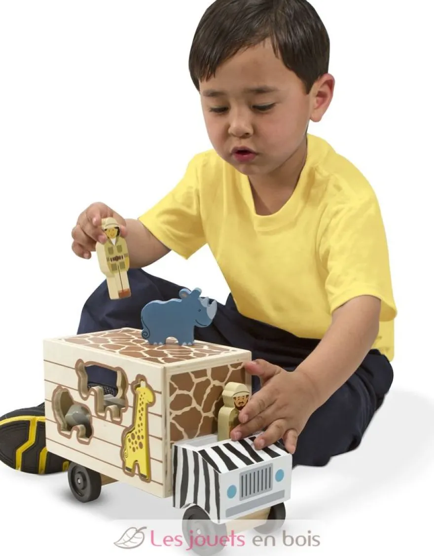 Camion de sauvetage d'animaux safari - Melissa & Doug