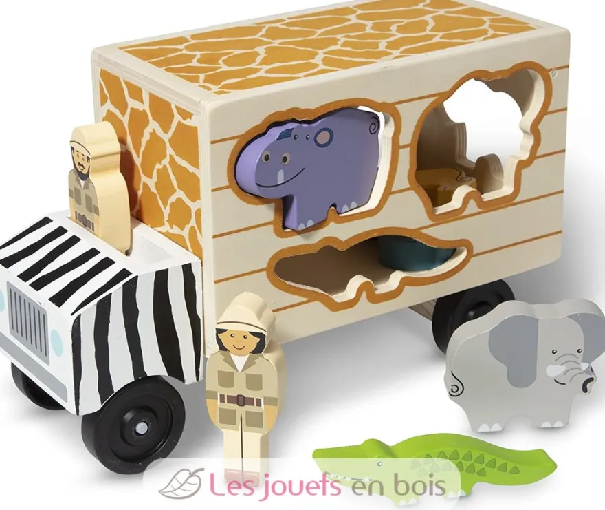 Camion de sauvetage d'animaux safari - Melissa & Doug