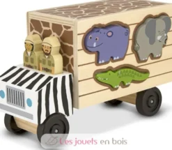 Camion de sauvetage d'animaux safari - Melissa & Doug