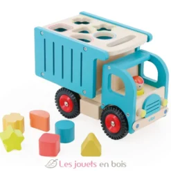 Camion de tri d’éveil en bois - Boite à formes - Vilac