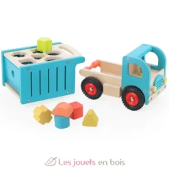 Camion de tri d’éveil en bois - Boite à formes - Vilac