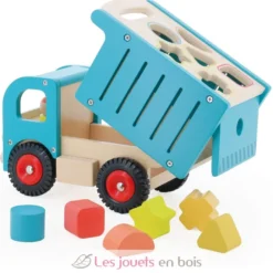 Camion de tri d’éveil en bois - Boite à formes - Vilac