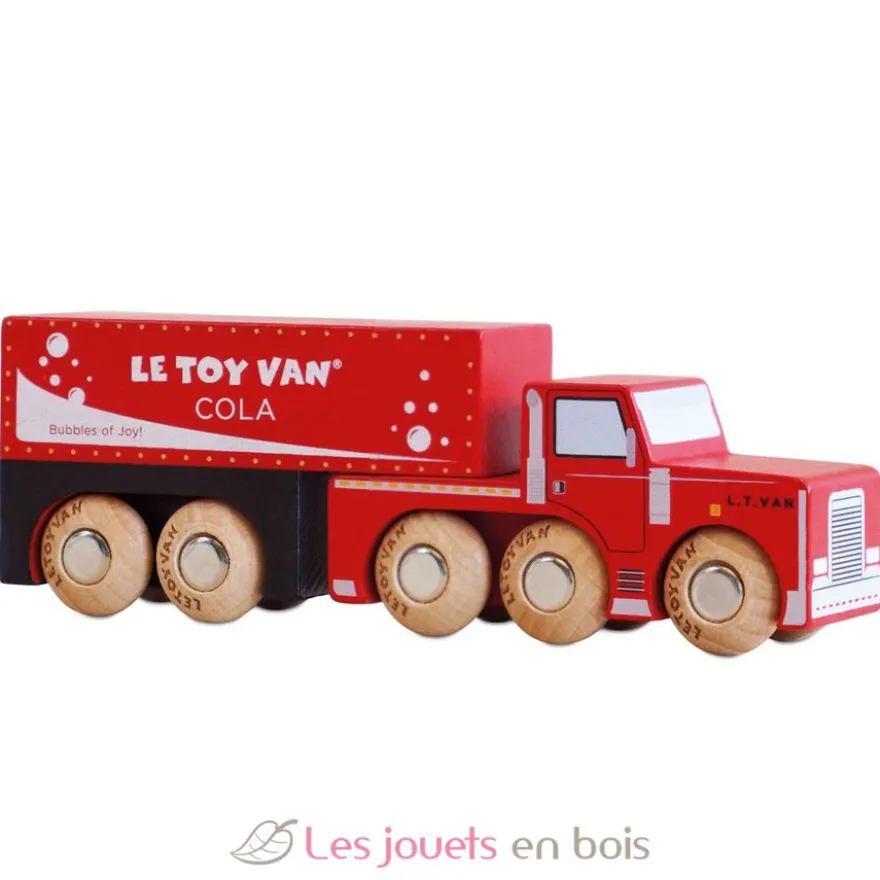 Camion en bois Toby No 33 rouge - Le Toy Van