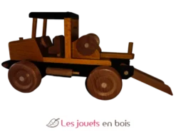 Camion grumier jaune coquine bois massif Coquine