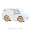 Camionnette en bois Frank No 32 blanche - Le Toy Van