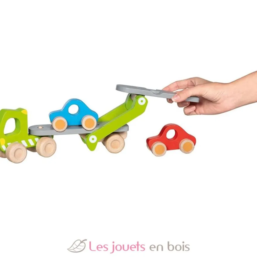 Camion porte-voitures avec 2 véhicules - Goki