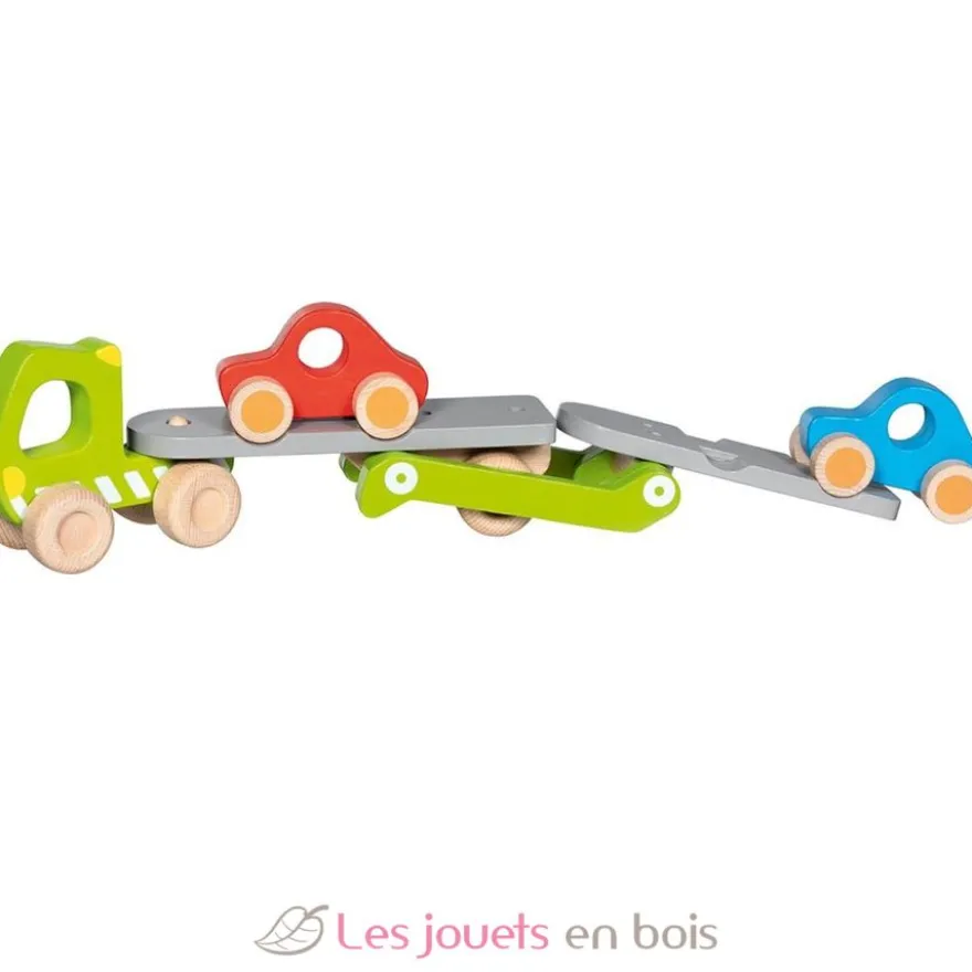 Camion porte-voitures avec 2 véhicules - Goki