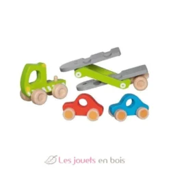 Camion porte-voitures avec 2 véhicules - Goki