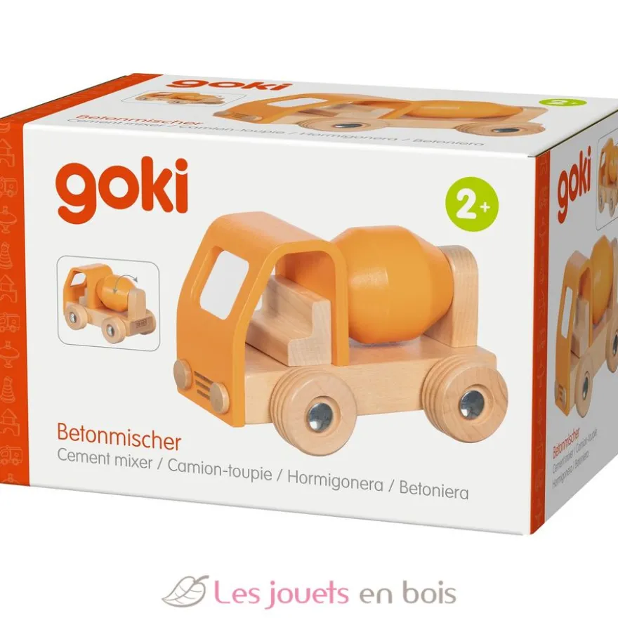 Camion toupie orange - Dès 2 ans - Goki