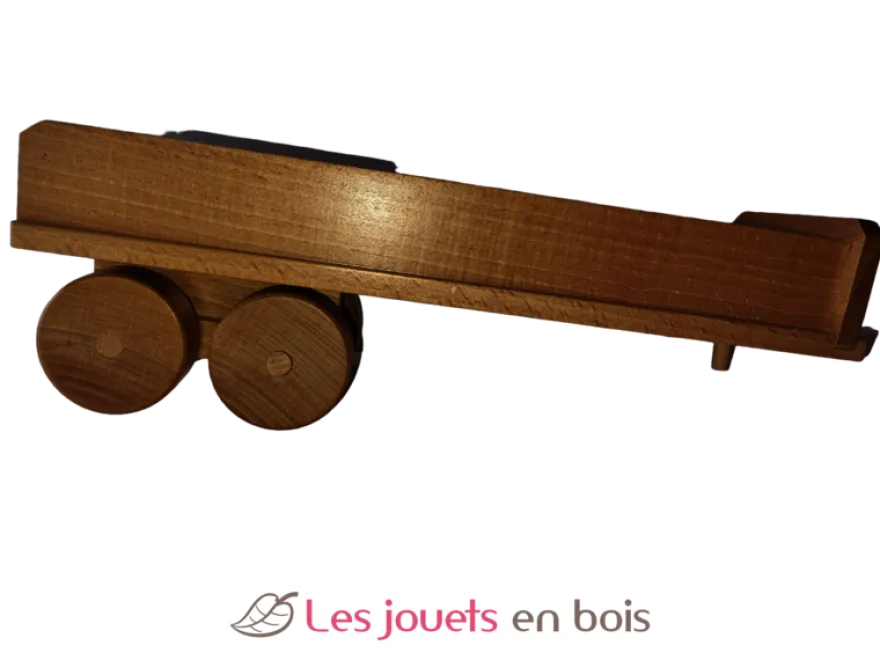 Camion tracteur avec benne vert coquine bois massif Coquine