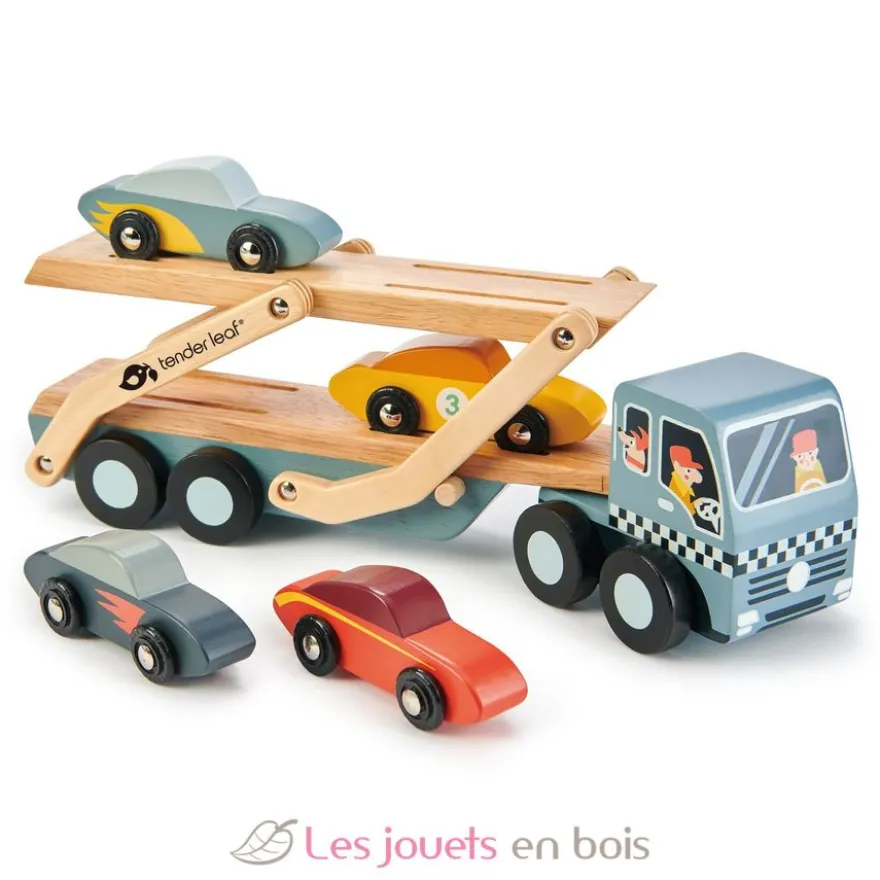 Camion transporteur de voitures - Tender Leaf Toys
