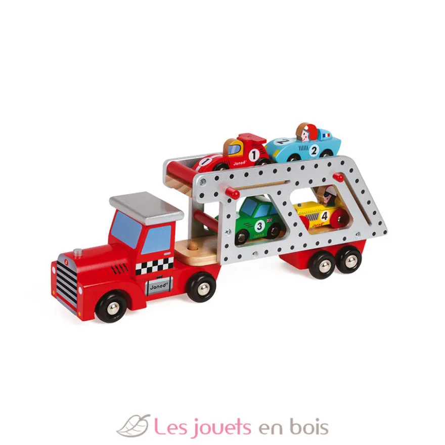 Camion transporteur 4 voitures Story - Janod