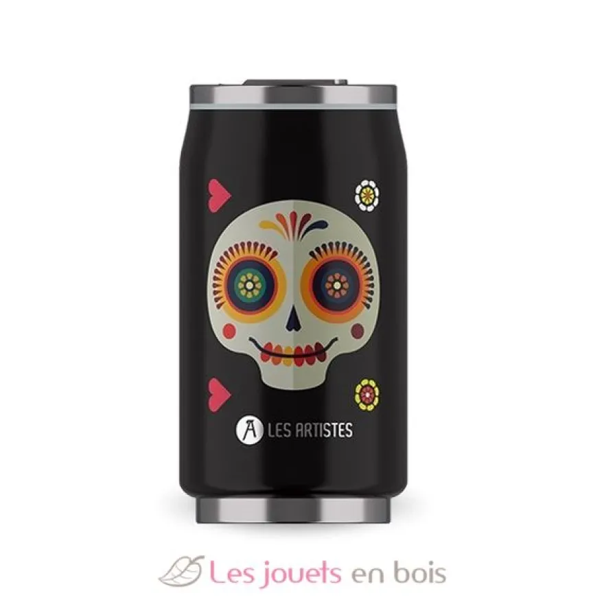 Canette isotherme Sugar Skull 280 ml - Les Artistes Paris