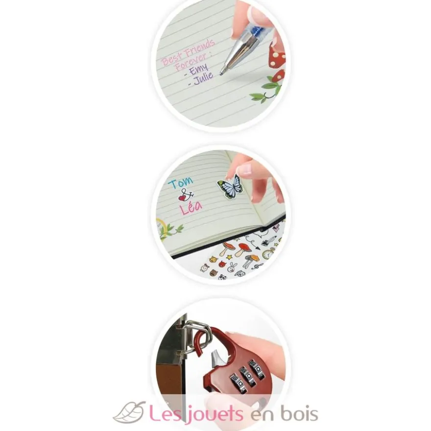 Carnet secret personnalisable - Buki France