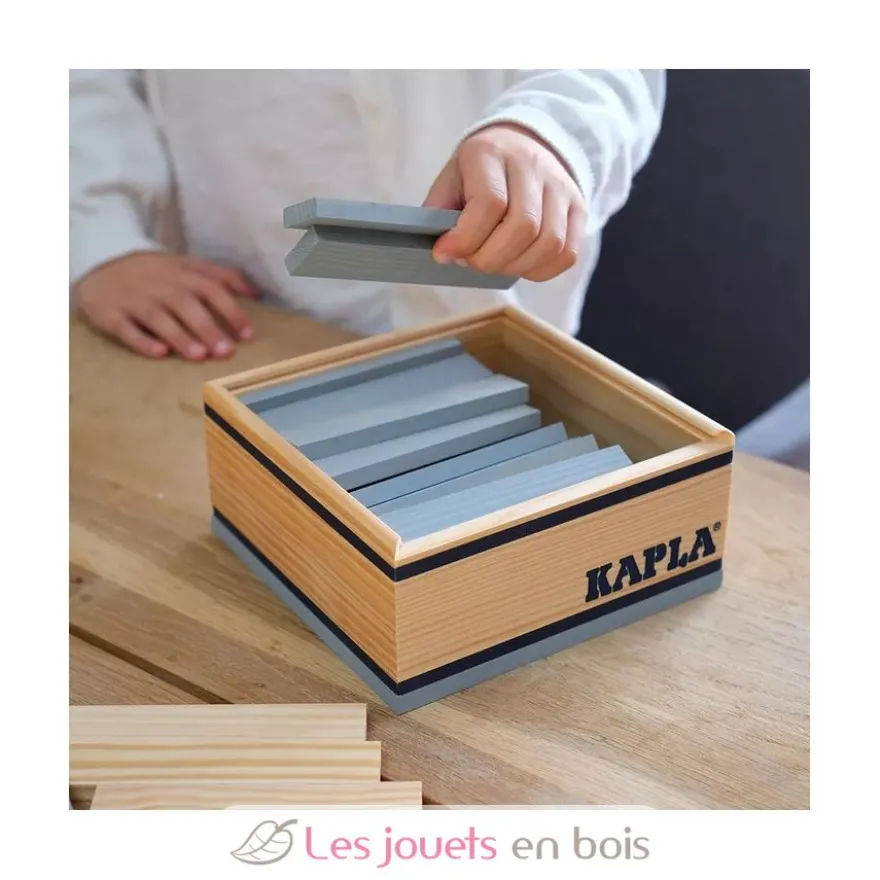 Carré 40 Kapla gris - Kapla