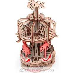 Carrousel animé - Puzzle 3D mécanique en bois - Mr. Playwood