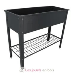 Carré potager en métal anthracite - Esschert Design