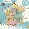 Carte de France magnétique Ingela P. Arrhenius - Vilac