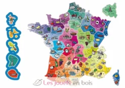 Carte de France magnétique - Jeujura