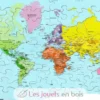 Carte du Monde - Puzzle Michèle Wilson