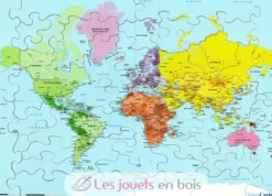 Carte du Monde - Puzzle Michèle Wilson