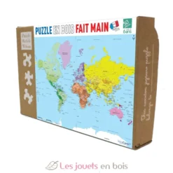 Carte du Monde - Puzzle Michèle Wilson