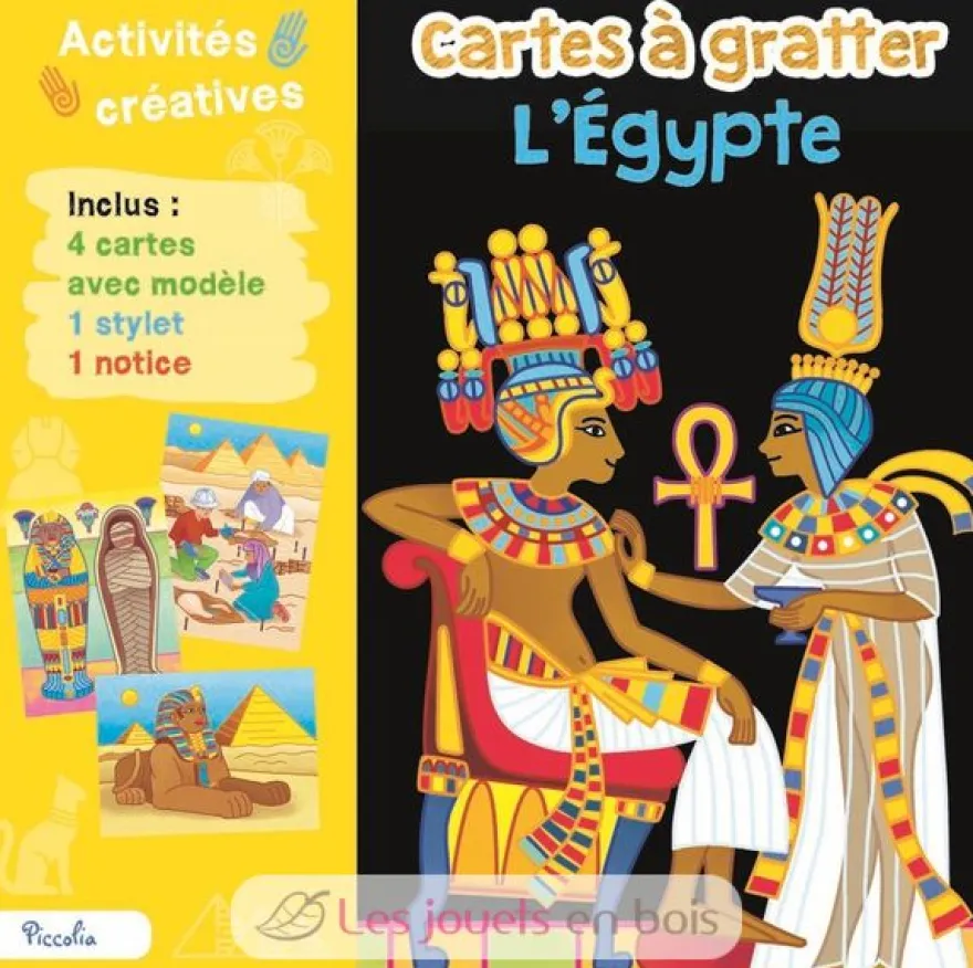 Cartes à gratter L'Egypte - Piccolia
