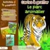 Cartes à gratter Le parc animalier - Piccolia