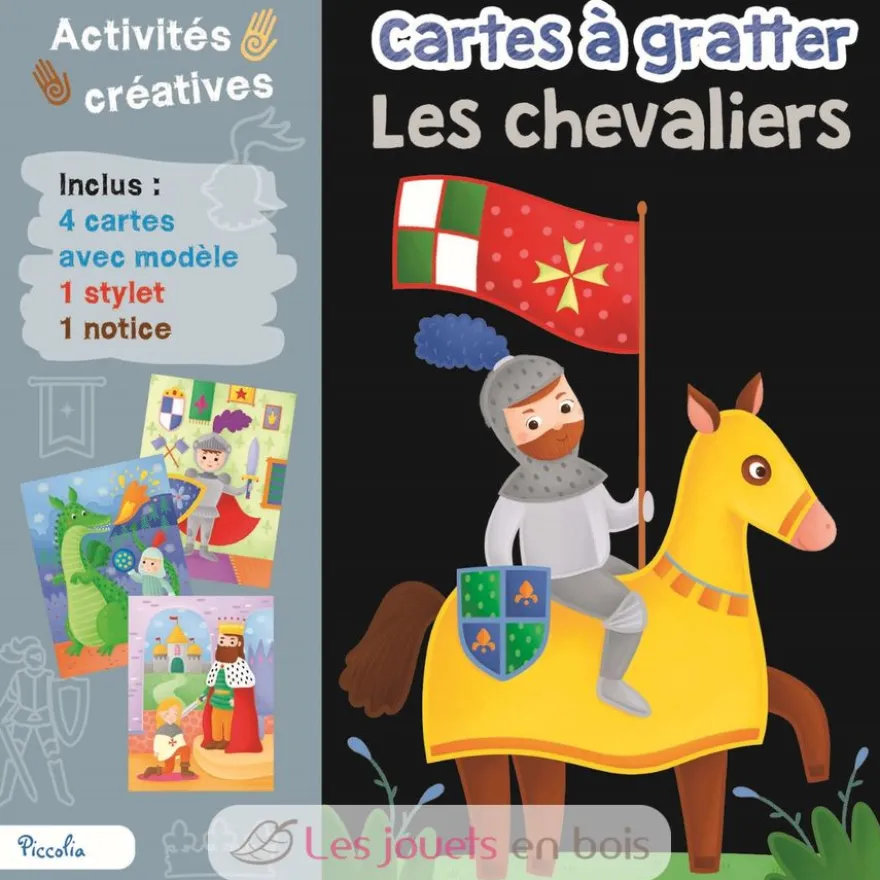 Cartes à gratter Les chevaliers - Piccolia