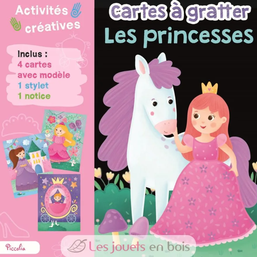 Cartes à gratter Les princesses - Piccolia