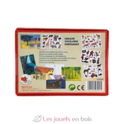 Cartes postales avec autocollants - Egmont Toys