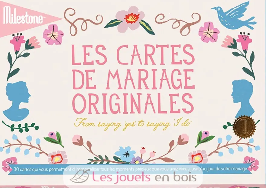 Cartes souvenirs - Cartes de mariage originales - Milestone