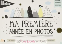 Cartes souvenirs - Ma première année Over the moon - Milestone