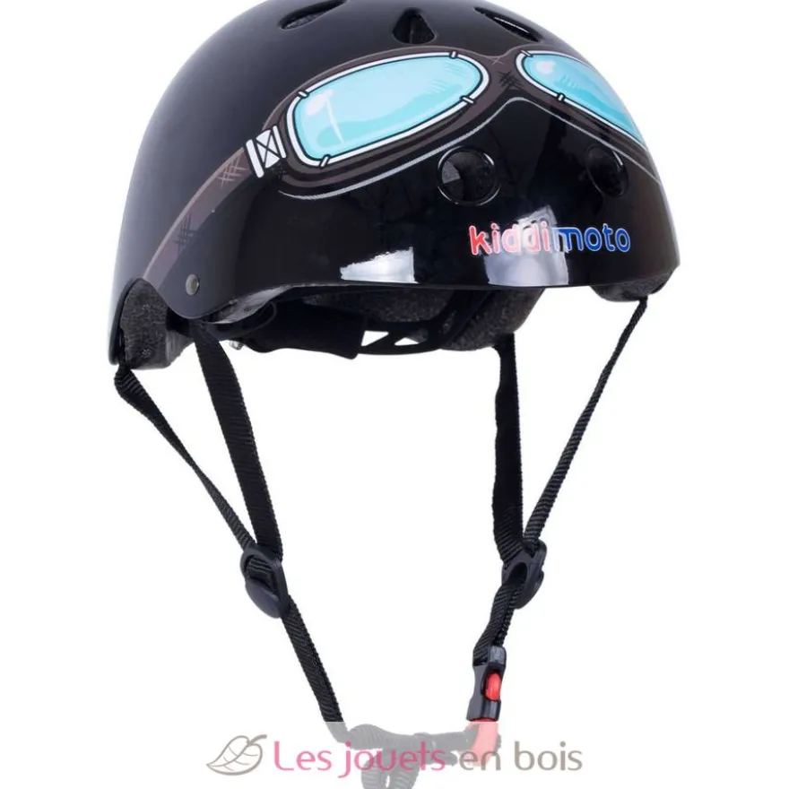 Casque enfant Black Goggle Medium - Kiddimoto