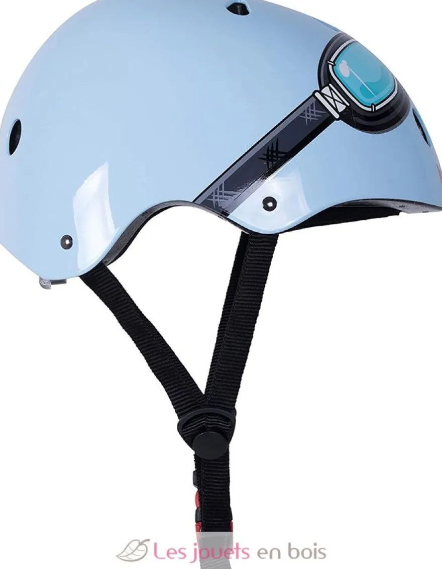 Casque enfant Blue Goggle Medium - Kiddimoto