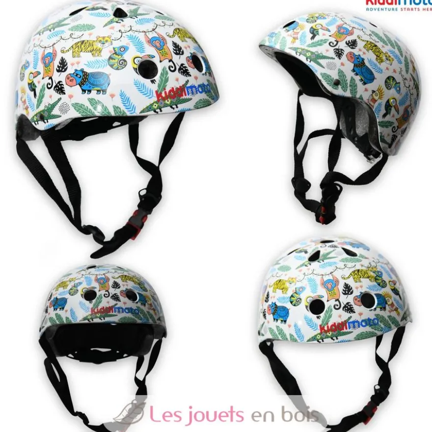 Casque enfant Jungle World Medium - Kiddimoto